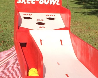 Skee Ball Style Carnival Game. Perfect for Trade Show, Rental, Birthday, Church, VBS or School Party. Carnival Games