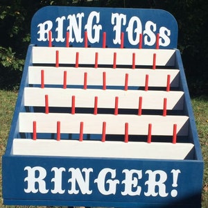 Ring Toss Carnival Game for Birthday, Church, VBS, School Party or Trade Show. Carnival Games