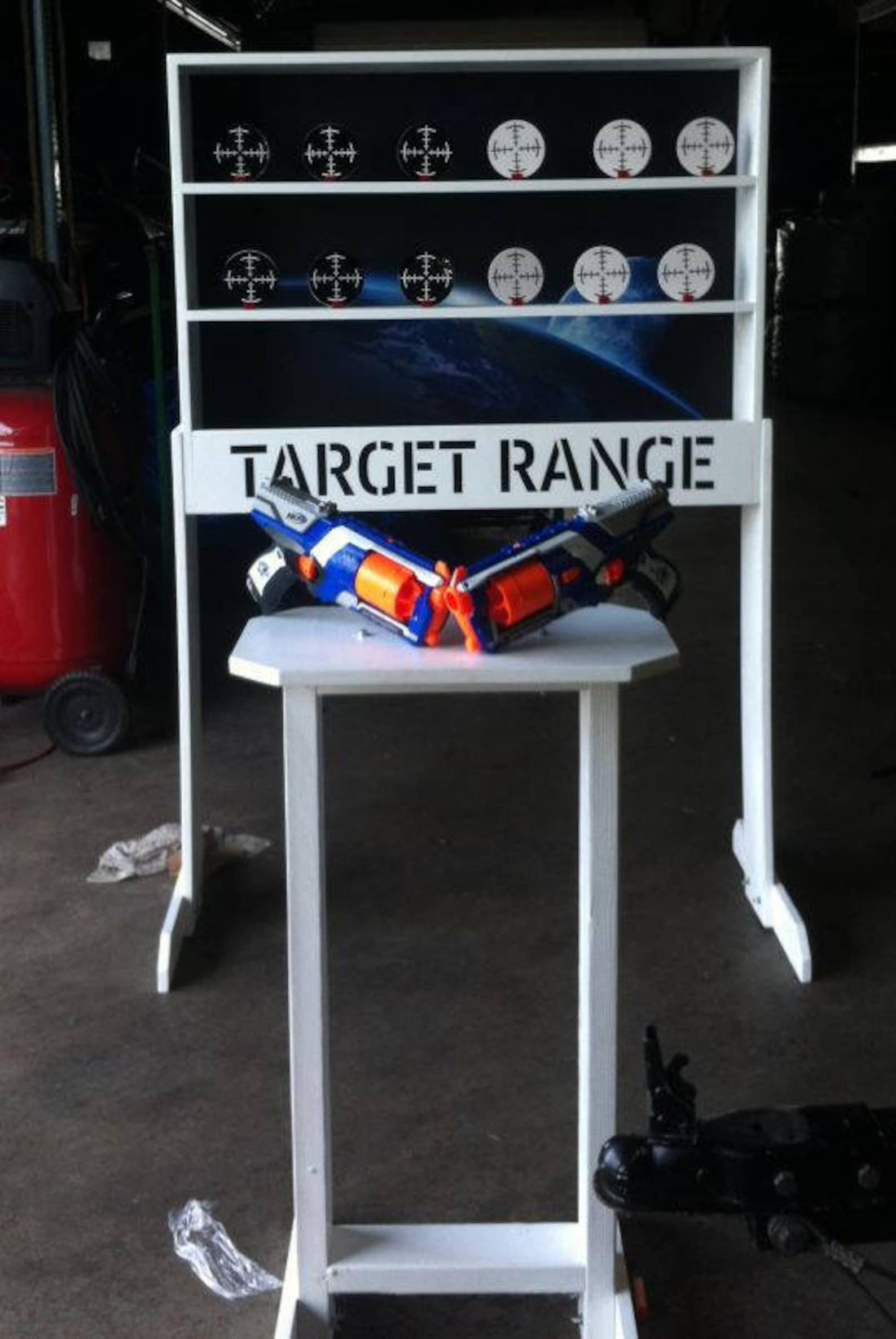 Shooting Gallery Carnival Game Compatible With Nerf Guns. Etsy