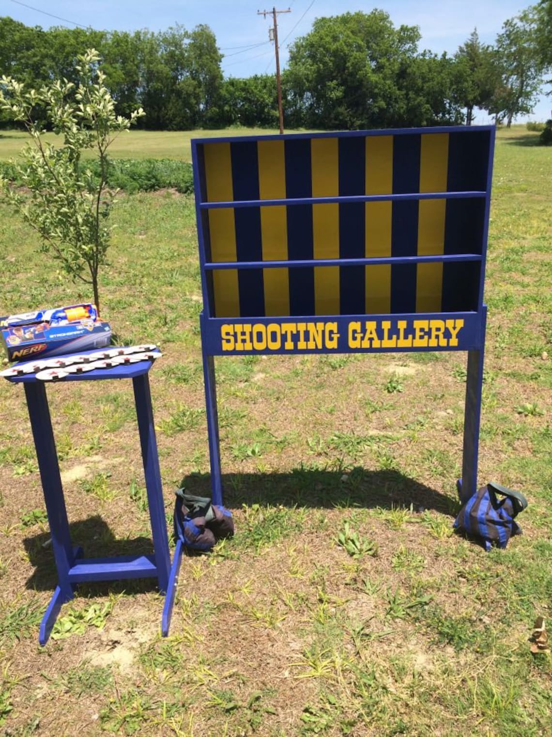 Shooting Gallery Carnival Game Compatible With Nerf Guns. Etsy