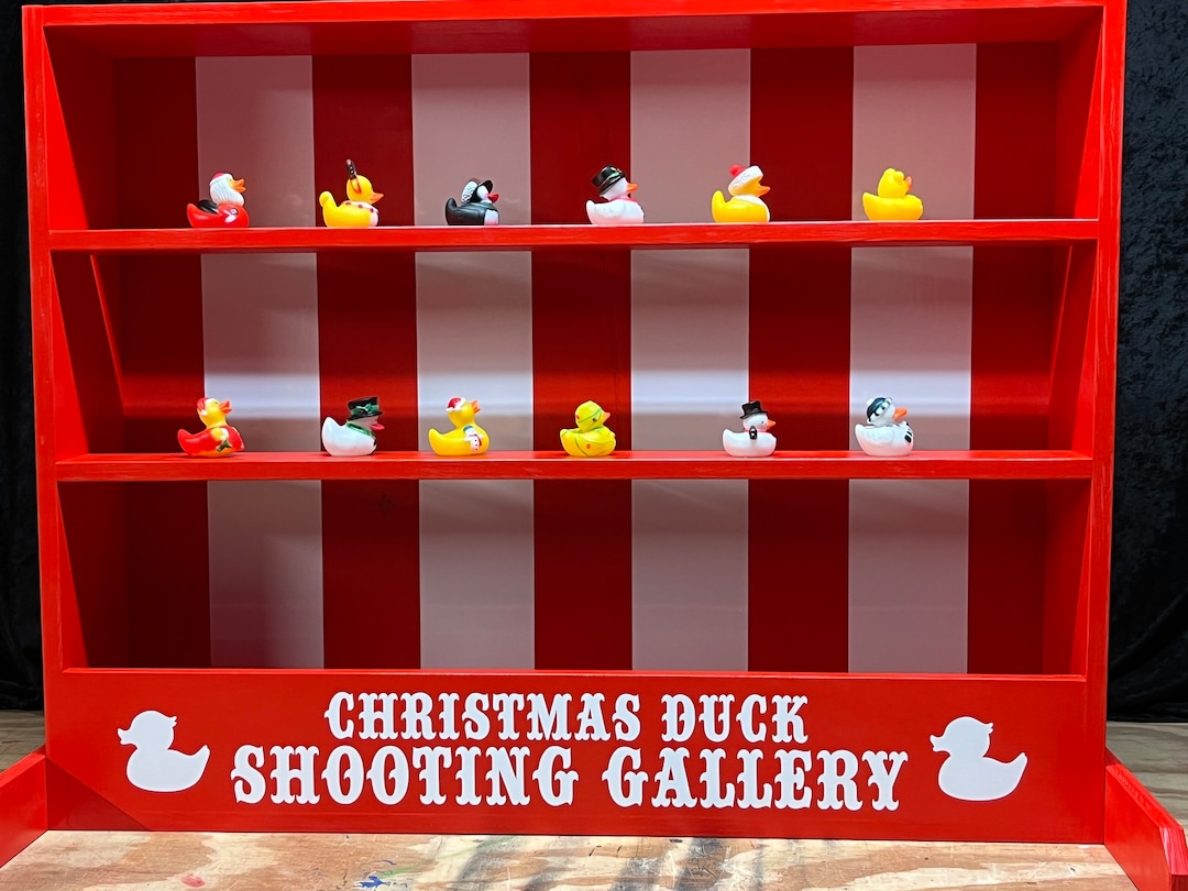 Christmas Ducks Shooting Gallery Carnival Game for Your Holiday Party