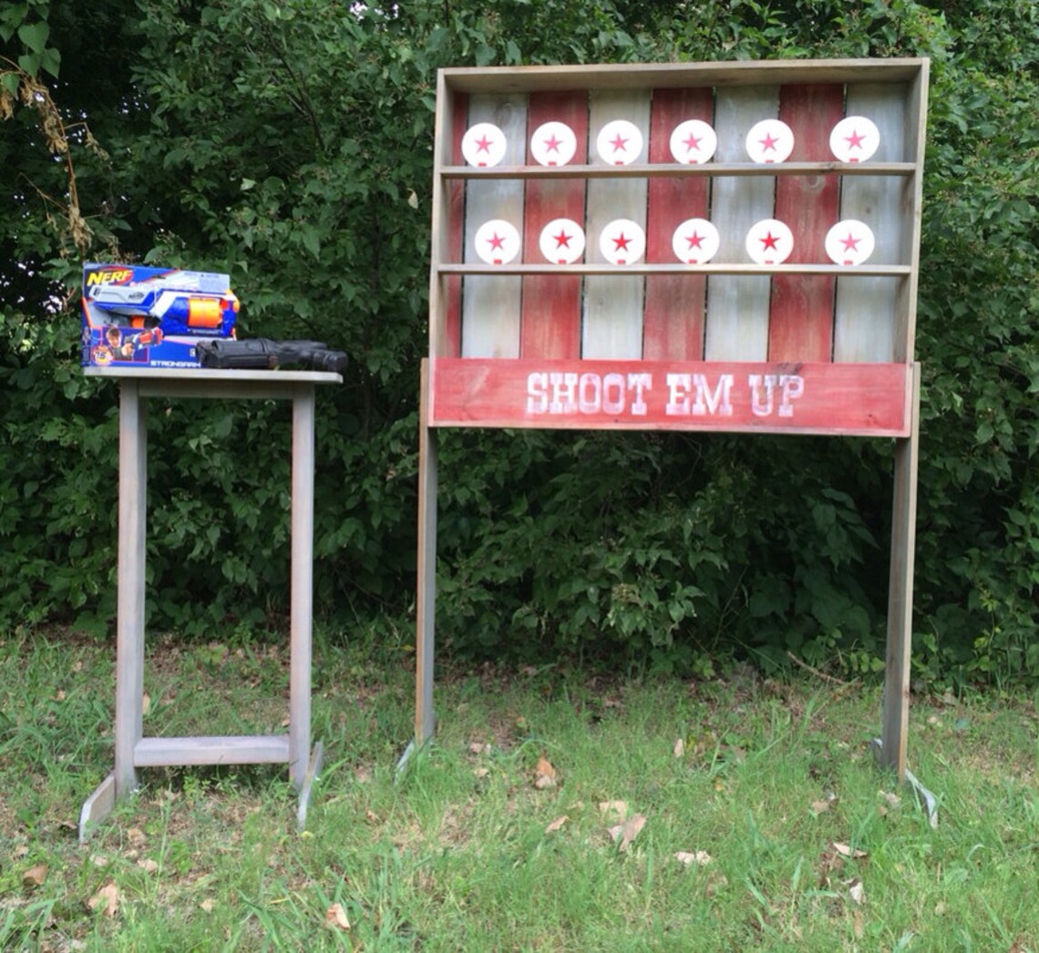 Old West Vintage Style Carnival Shooting Gallery Game Etsy