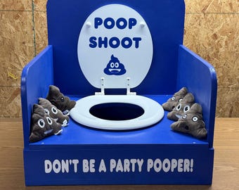 Poop emoji Toss Carnival Game, Party Entertainment