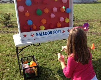 Dart Balloon Pop Carnival Game for Birthday, Church, VBS, School Party, or Trade Show. Carnival Games