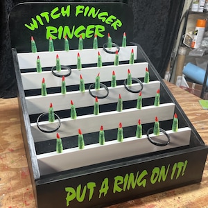 Witch Finger Ring Toss Game, Halloween Carnival Party