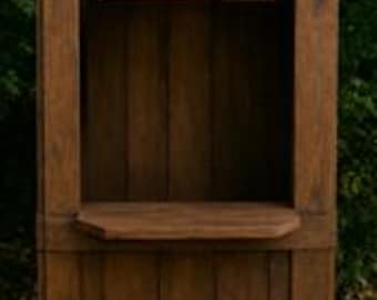 Custom Railroad themed Ticket Booth
