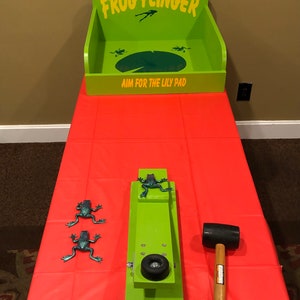 Tic Tac Toe and Frog Flinger Carnival Game combo for Mast234 | Etsy