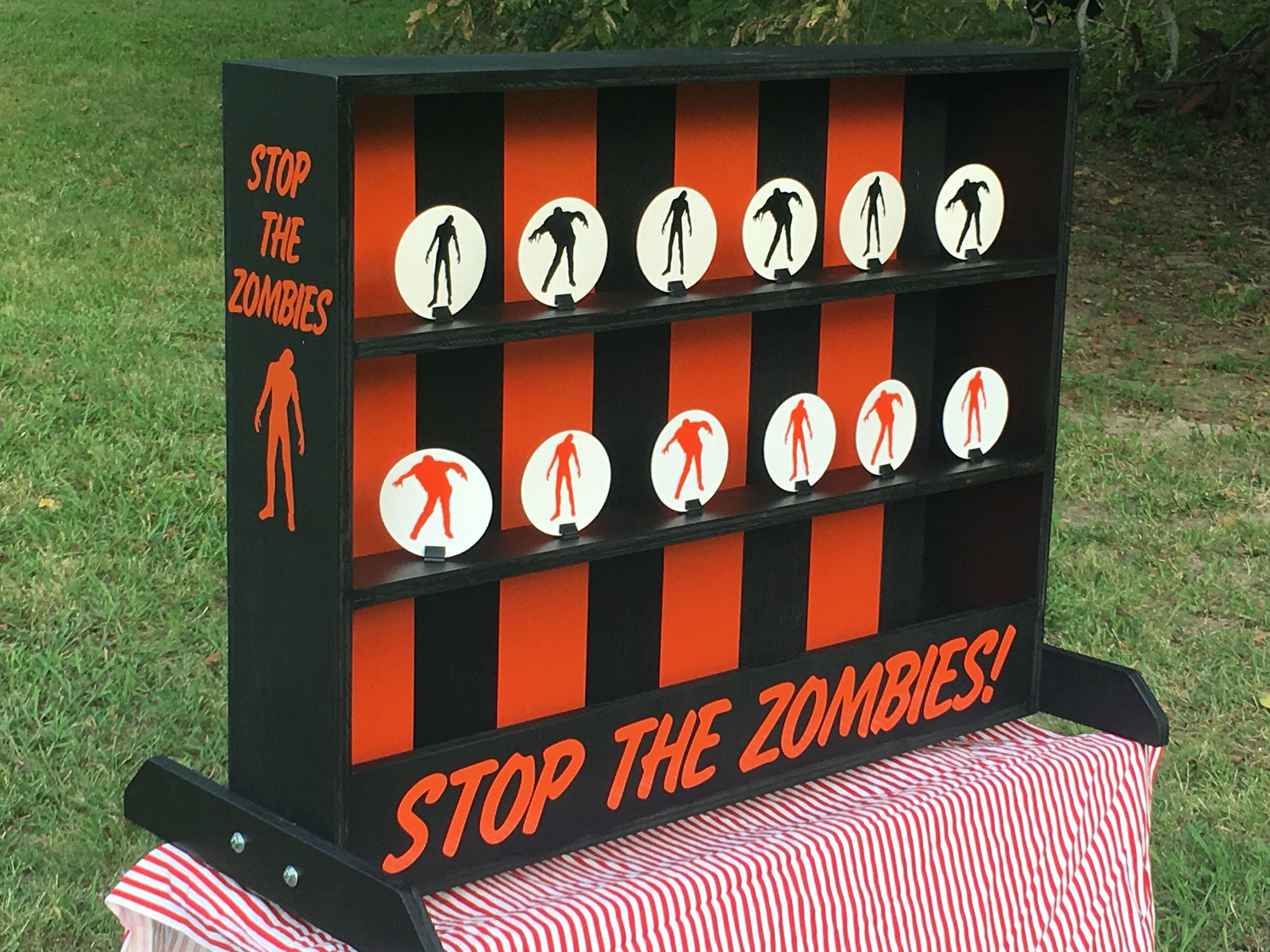 Zombie Theme Tabletop Shooting Gallery Carnival Game for Halloween,  Birthday, School, or Walking Dead Party. Compatible With Nerf Guns - Etsy  Hong Kong