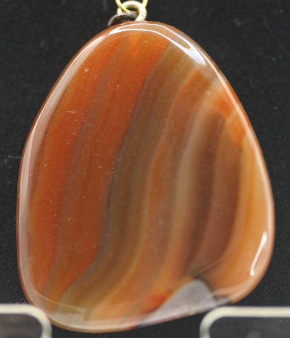Brown Agate Tumbled Stone Pendent - image 4