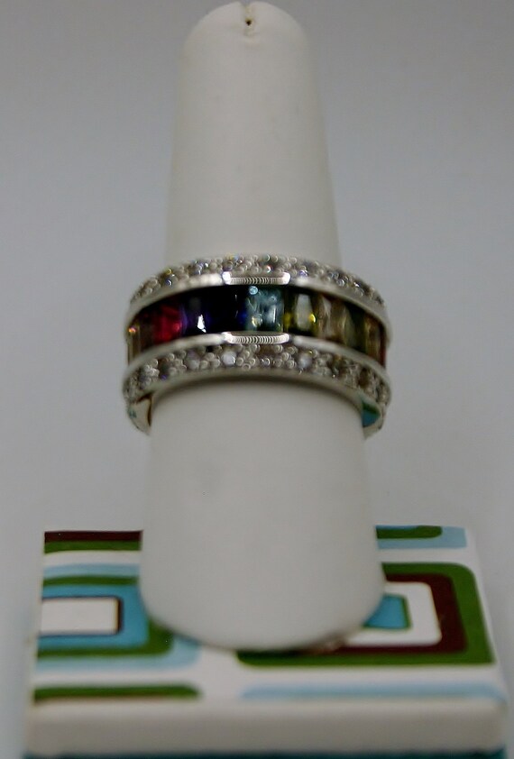 Multiple Lab Created Gem Stone 925 Silver - image 3