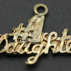 Vintage Number 1 Daughter Charm