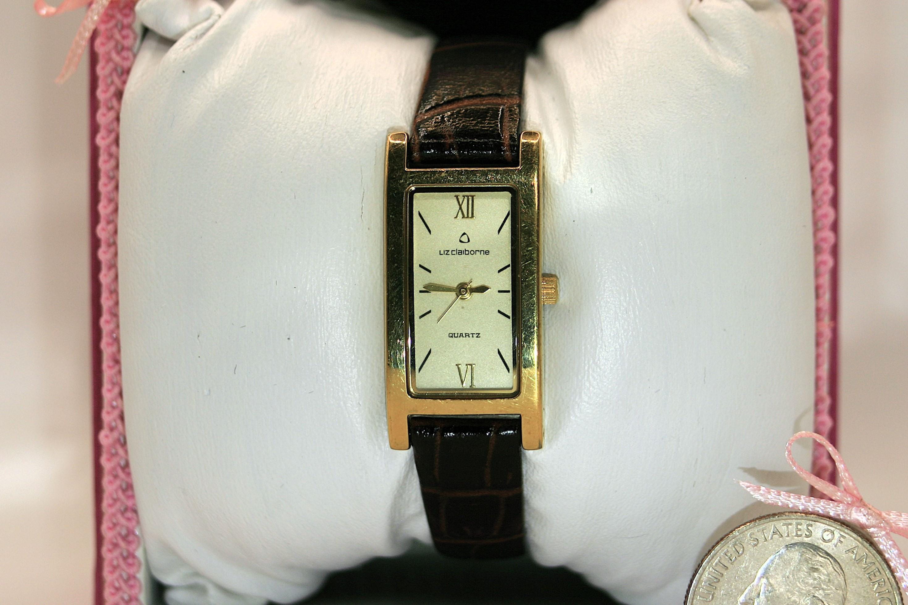 Liz Claiborne Gold Women\'s Watch Watch Liz Claiborne New | Mercari main image 3