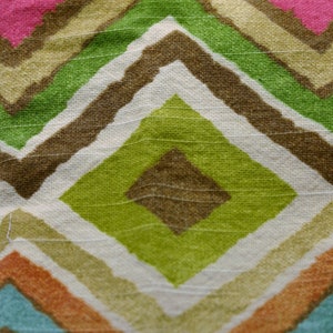 Square and Chevron Upholstery Fabric