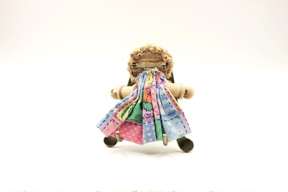Handmade Easter Doll pin - image 4