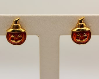 Cute Jack O Lantern Earrings