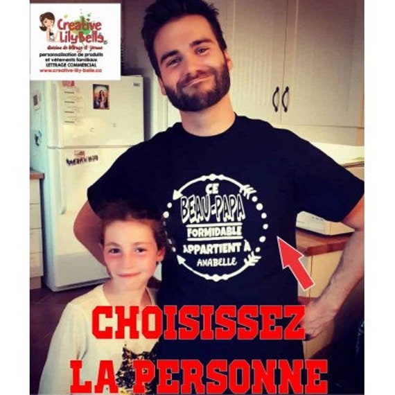 T shirt Beau P re Ts4316 Etsy Norway