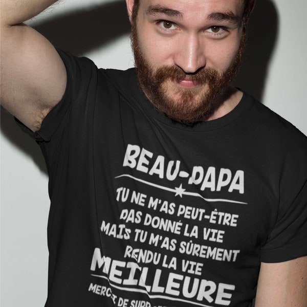 T-shirt BEAU PAPA TS4409  - humour - drôle - personnalisé - humoristique
