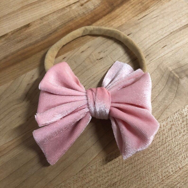 4 Velvet Bows Large Velvet Bows Velvet Hair Clip Holiday Etsy