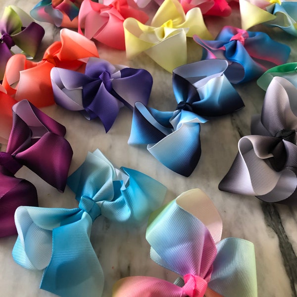 4 Inch Hair Bow, 5 for 5 Bows, Four Inch Hair Bow WITH or WITHOUT,  Boutique Hair Bow, Headband Making Supplies, DIY Hair Clip Bow