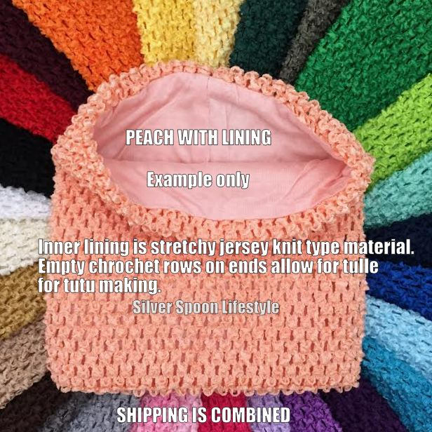 crochet tube top for tutu