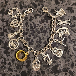 12 Days of Christmas Charm Bracelet - Silver Tone