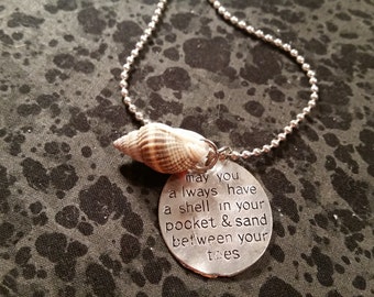 Beach Lovers Prayer Necklace