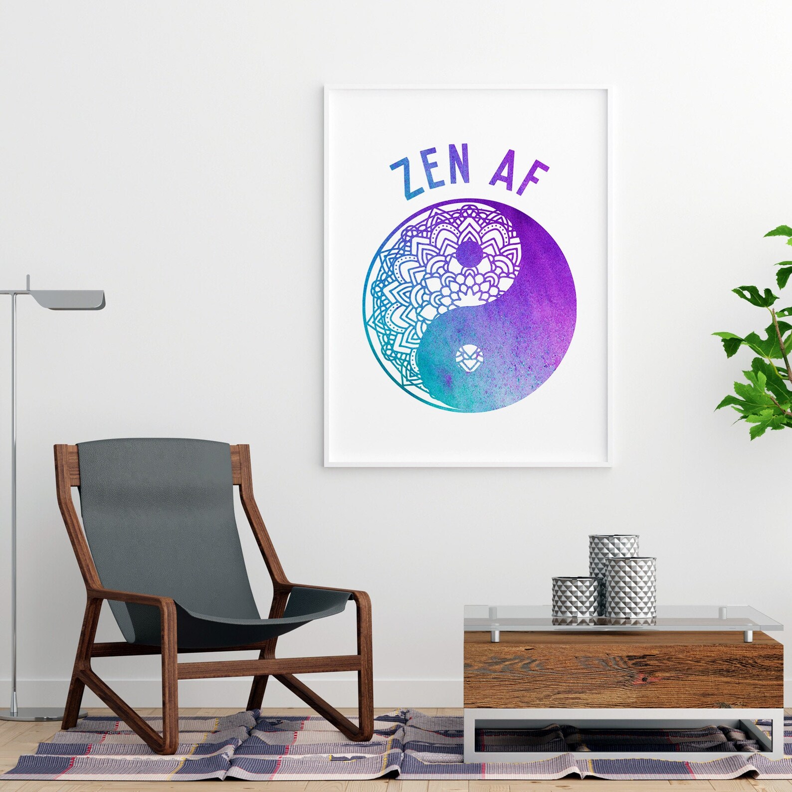 Zen AF Print Wall Art Digital Download Printable Digital Etsy