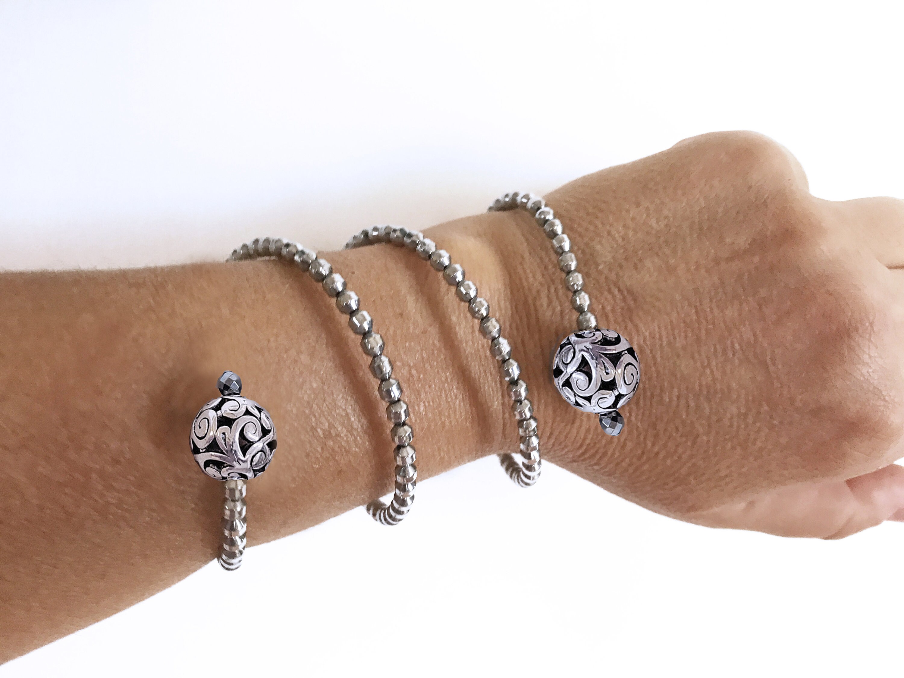 Fortuna bracciale donna gioiello lusso moda originale oro rigido macramè fiori borchie 1 
