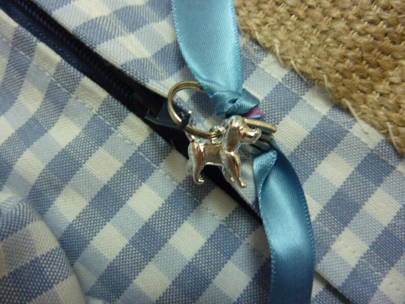 Gorgeous Dalmation spotty dog shopper made with Emily Bond Dalmation fabric