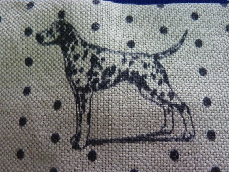 Gorgeous Dalmation spotty dog shopper made with Emily Bond Dalmation fabric