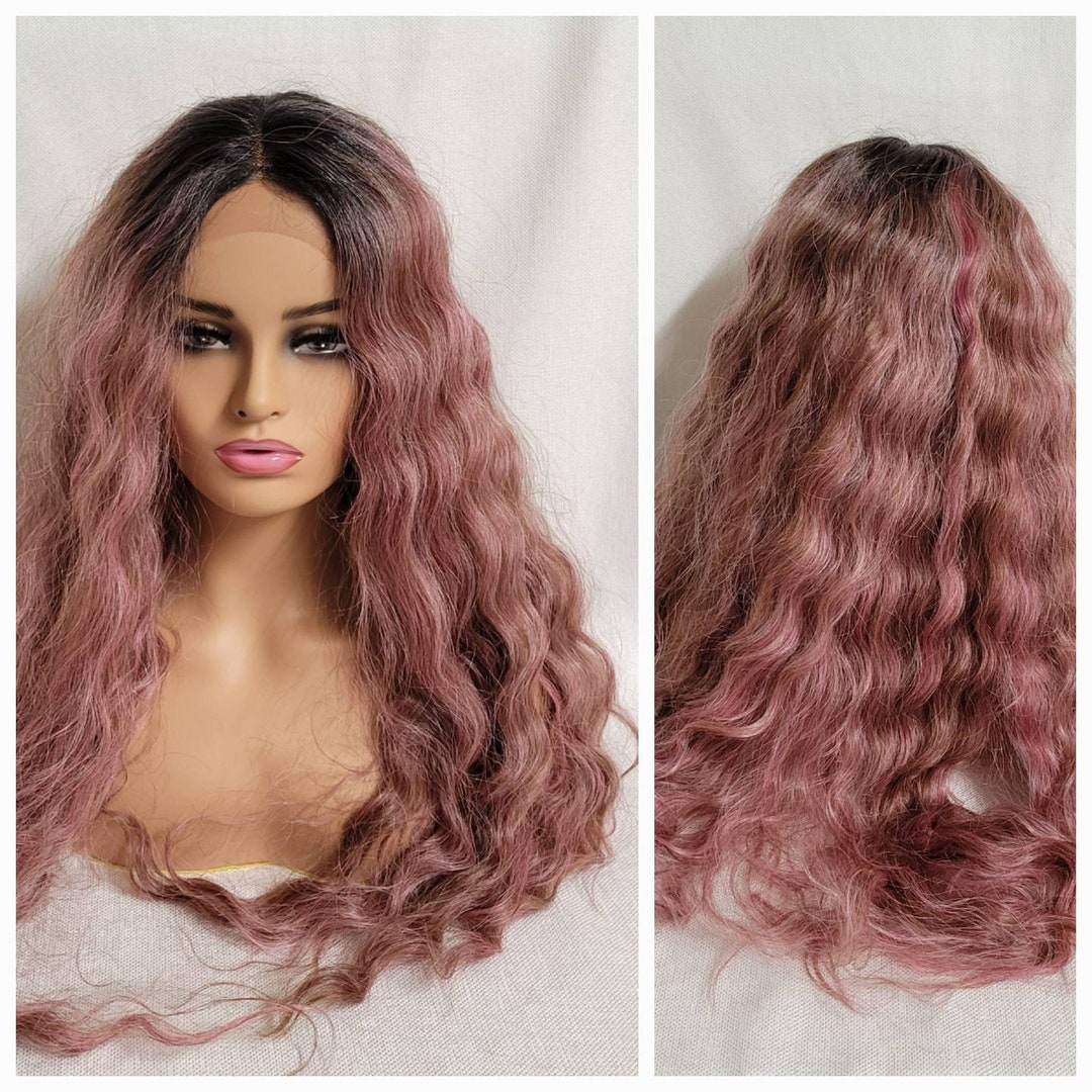 Tru Wig Extra Long Lace Front Wig Body Wave Black Root Etsy