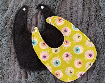 Eyeball baby bib Halloween baby accessory