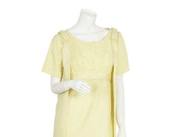 1960er Jahre Maxi Kleid mit passenden Cape