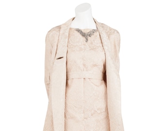Original 1950er Jahre Cocktailkleid mit passenden Mantel