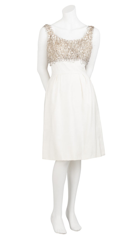 Embellished Elegance: Portia and Scarlett's Shimmering Cocktail Dress