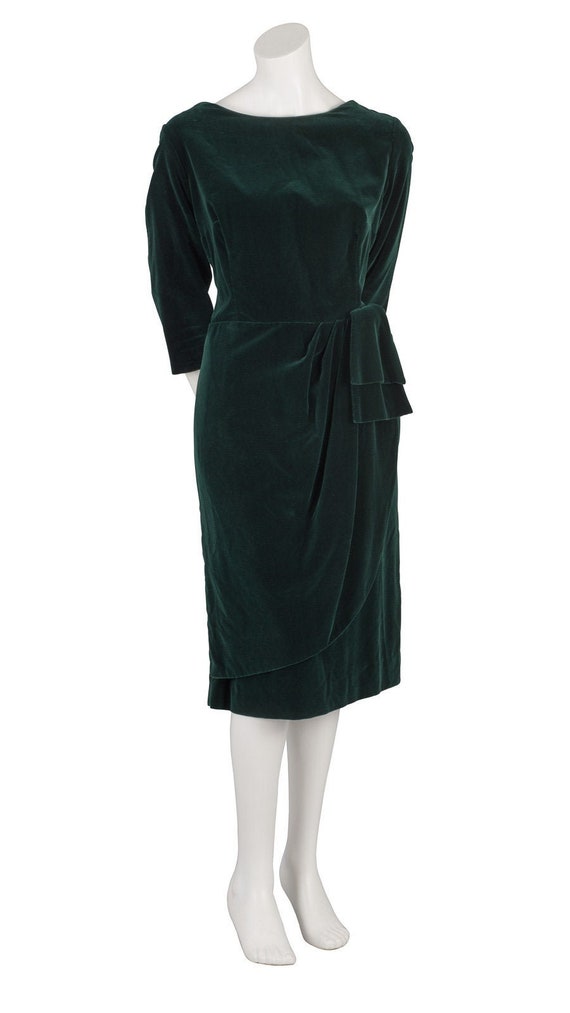 sachin and babi light blue dress CLUB LONDON BOTTLE GREEN PLUNGE NECK RUCHED LONG SLEEVE MIDI DRESS SIZE 8  BNWT main image 0