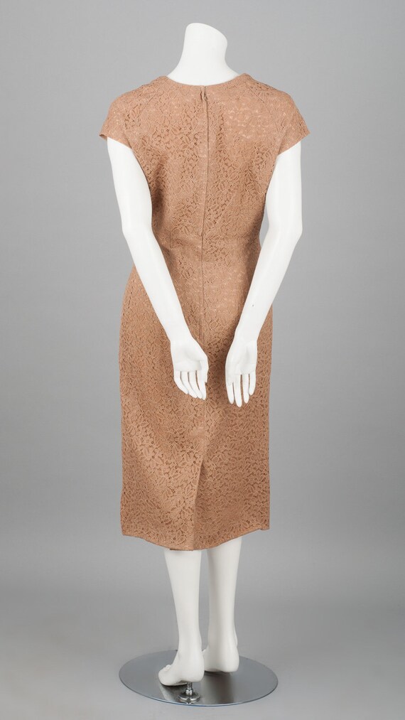 Glamorous 1950s / 1960s Wiggle Cocktail Dress in … - image 3