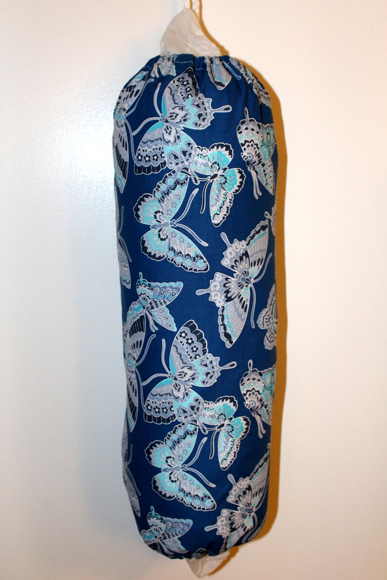 Grocery Bag Holder Plastic Bag Holder/dispenser / Blue Etsy