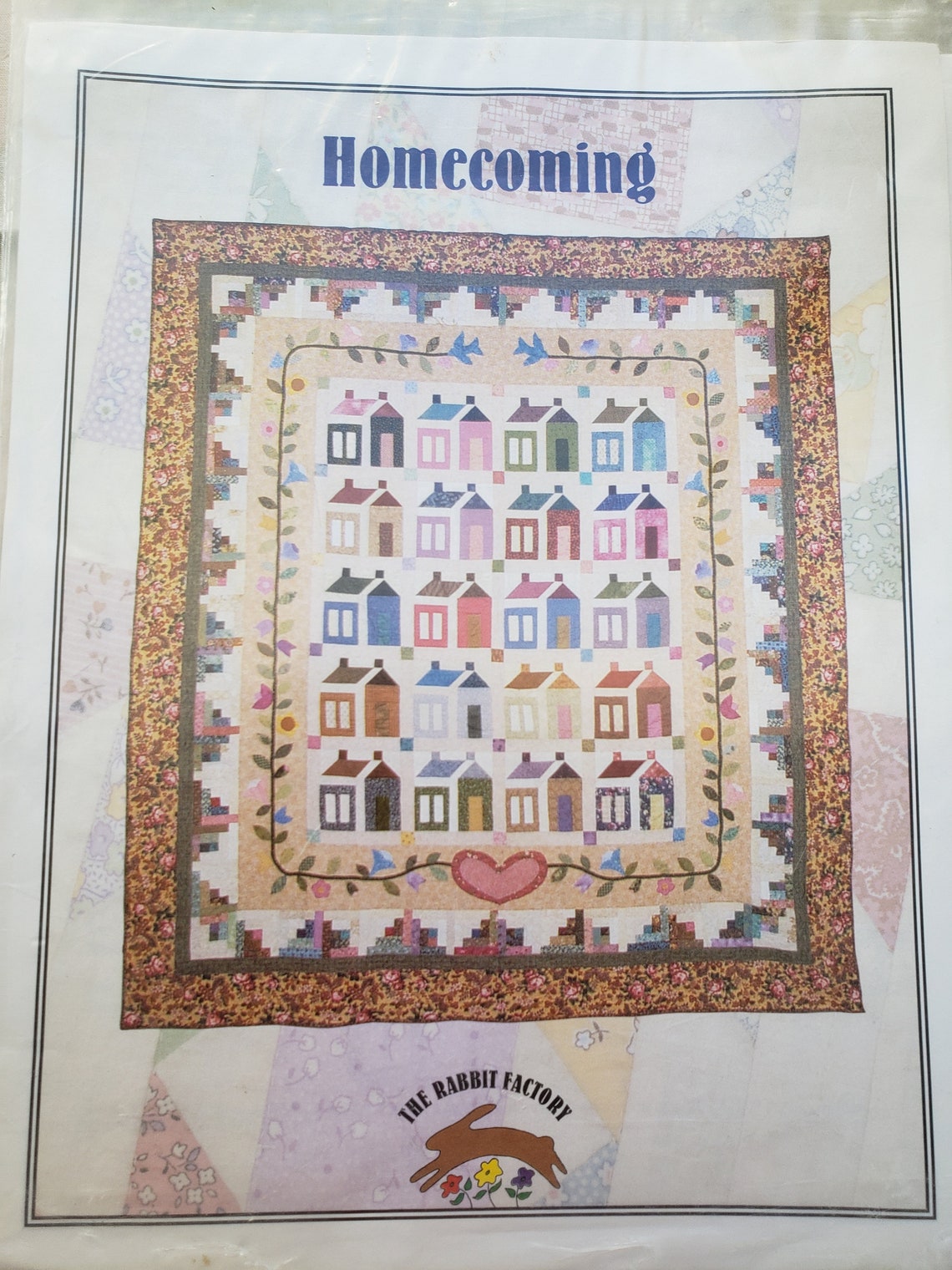 Quilt Pattern the Rabbit Factory School House Etsy