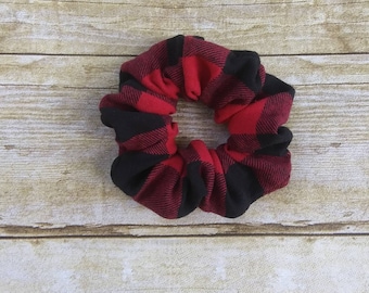 Buffalo Plaid hair scrunchie scrunchies hair ties hair elastics fall christmas