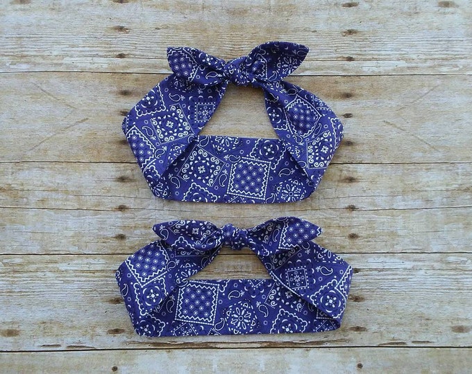 How To Tie A Rosie The Riveter Bandana www.etsy.com