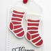 Christmas Tags Christmas Stocking Tags Holiday Gift Tag | Etsy