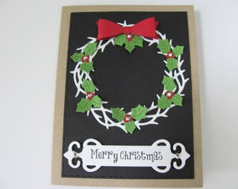wreath christmas card set merry christmas card sets embossed christmas cards wreaths