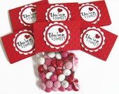 Valentine's Day Treat Bag Toppers, Kids School Valentines, Candy Bags and Toppers, Valentine's Day Party Favors, Valentine's You're So Sweet