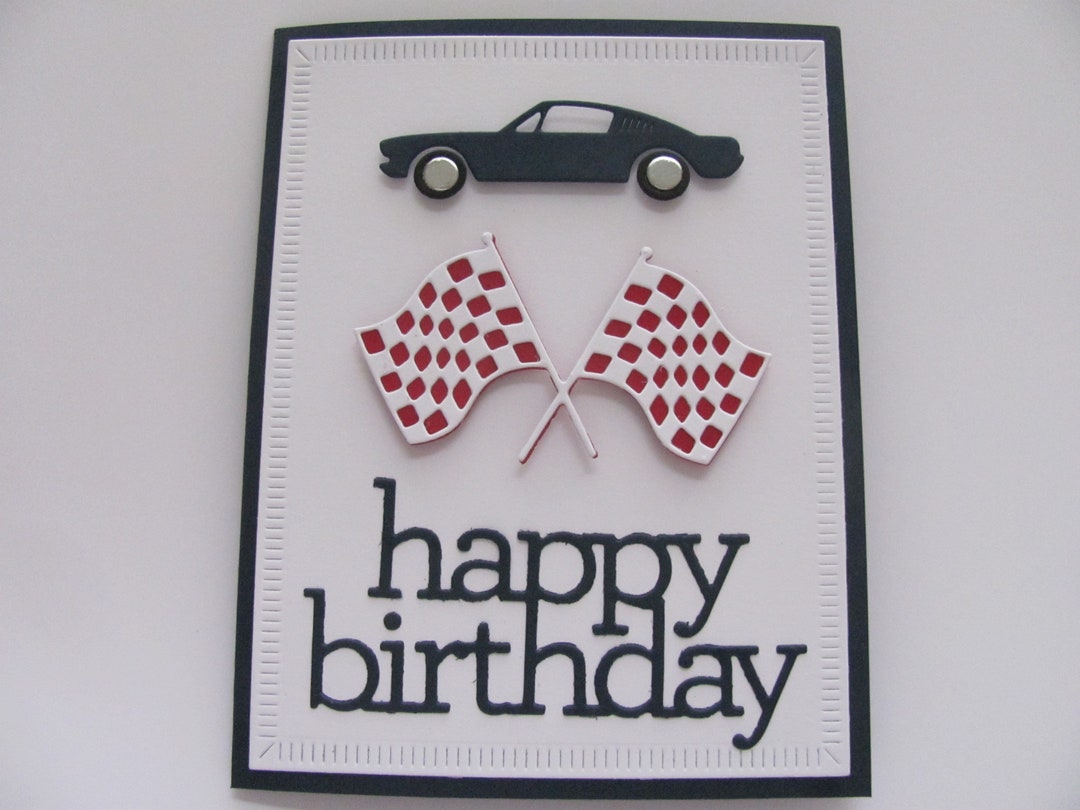 Mustang Birthday Card, Birthday Car Card, Happy Birthday Car Card ...