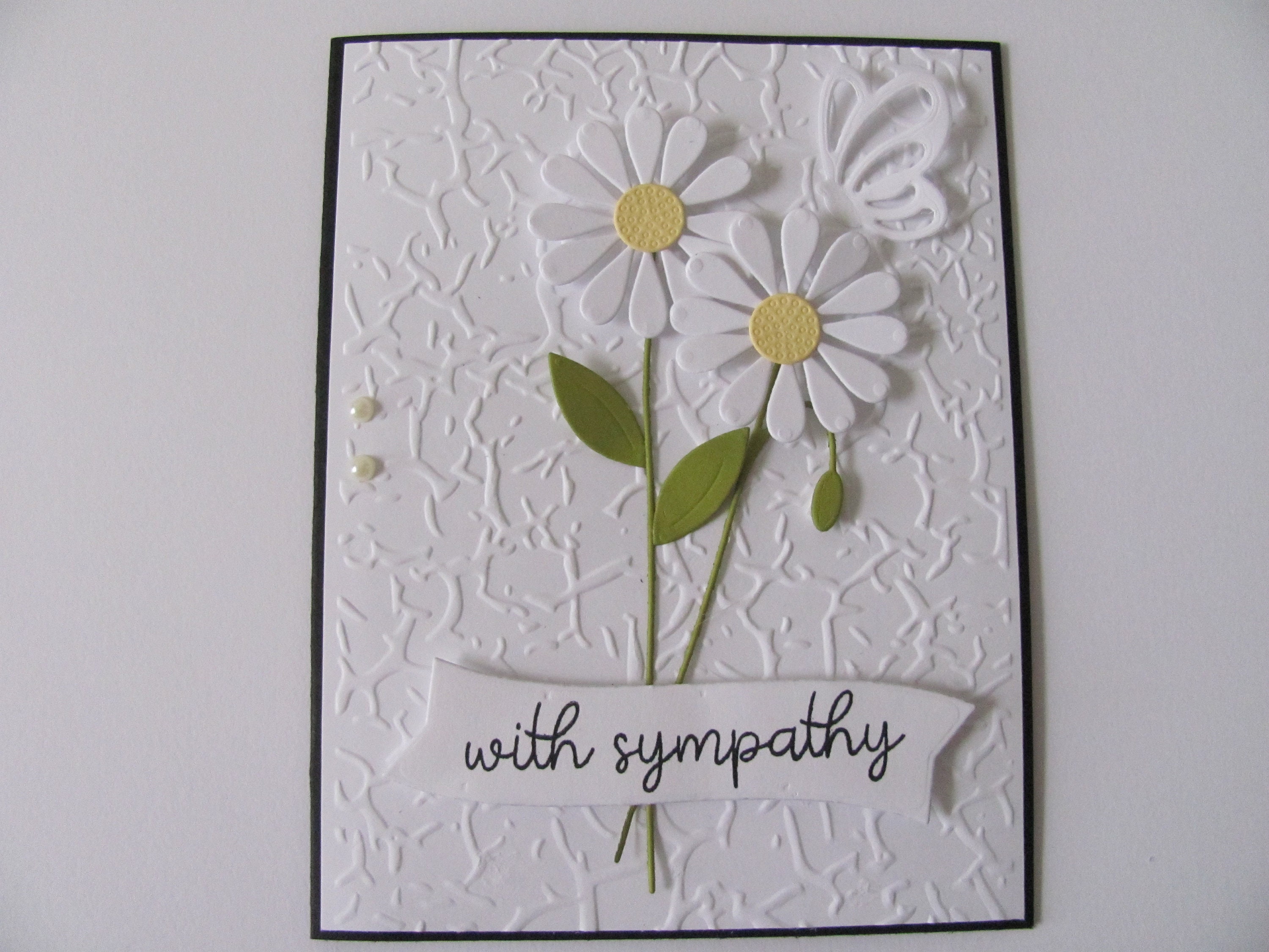 Sympathy Card Greeting Cards Handmade Condolence Card Etsy UK