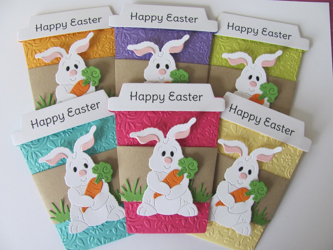 Easter Gift Card Holders Coffee Cup Gift Card Holder Teacher Etsy