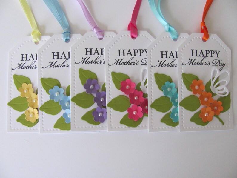 Happy Mother's Day Gift Tags, Mother's Day Tags, Mother's Day Gift Tags, Mother's Day Flowers, Flower GIft Tags, Mother's Day, Mom Gift Tags image 3