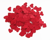 Red Heart Confetti,Valentines Day Decor, Wedding Decor,Confetti, Party Decorations, 200 Red Hearts