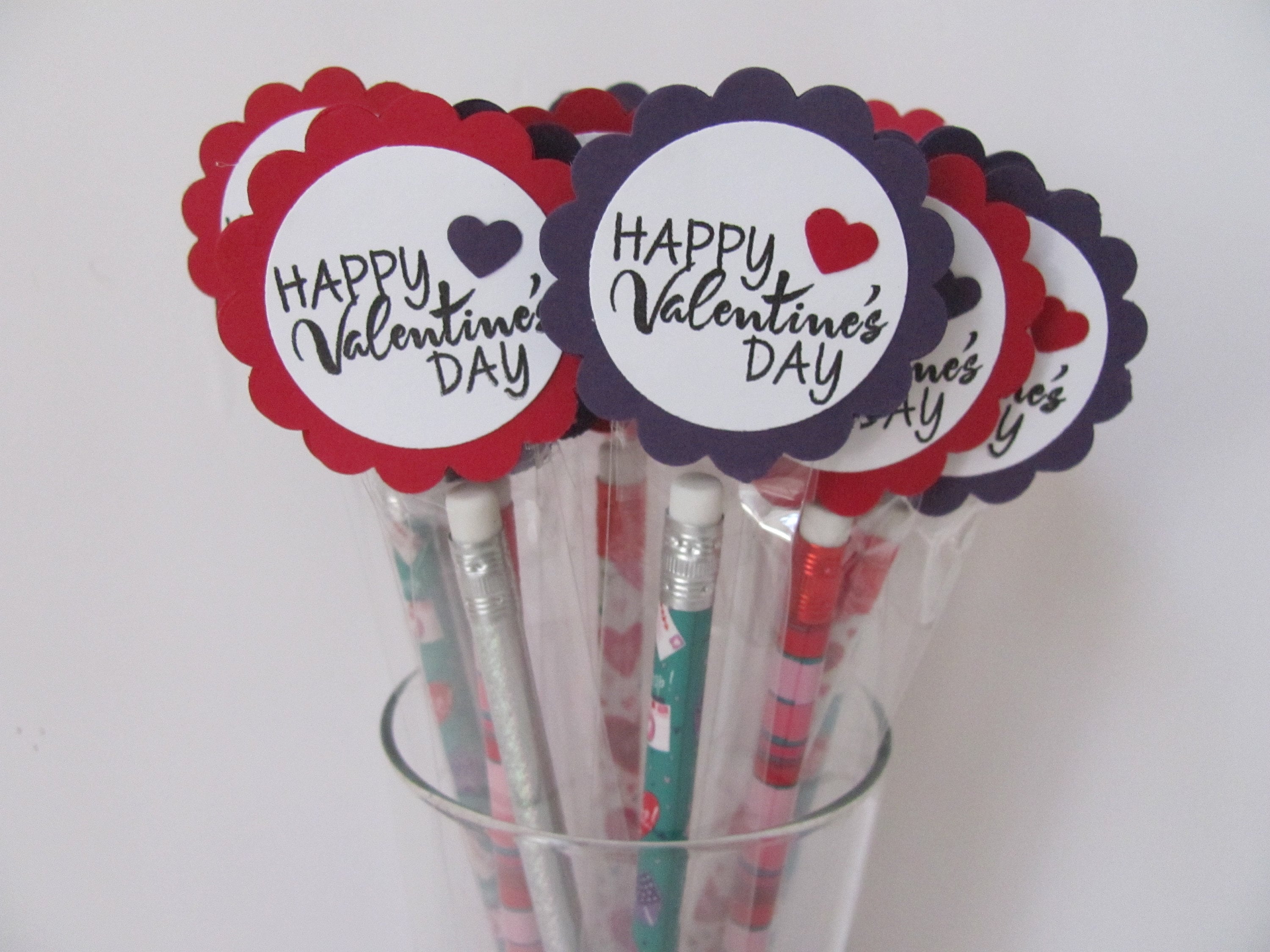 Valentines Pencils, Kids Valentine Pencil Favors, Valentines Day Party  Favors, Kids Valentine Favors, Pencil Valentine, Kids Valentines